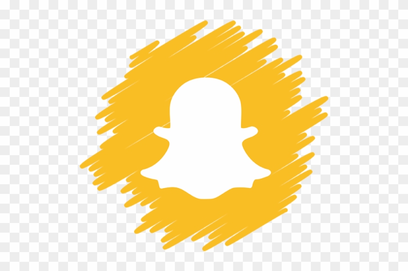 Snapchat Logo Png - Snapchat Icon Png Orange Clipart #306504