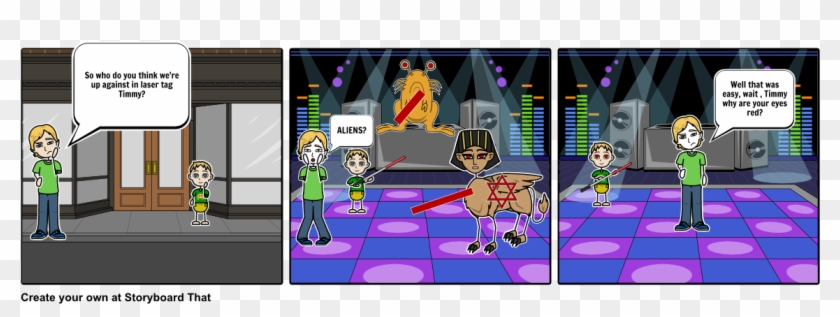 Laser Tag With Bobby And Timmy - Cartoon Clipart
