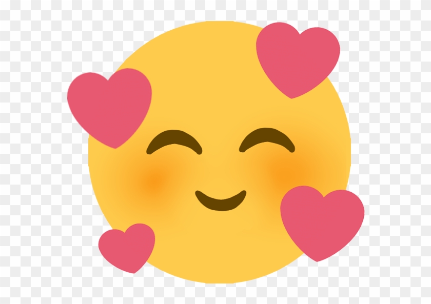 - Smilingwithhearts - Heart Eyes Emoji Discord Clipart