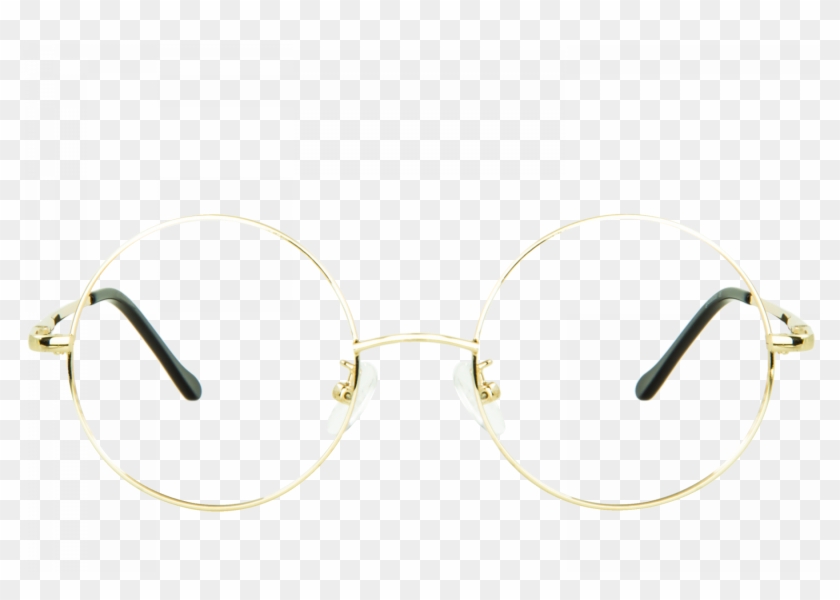 Gold Circle Glasses Png Clipart