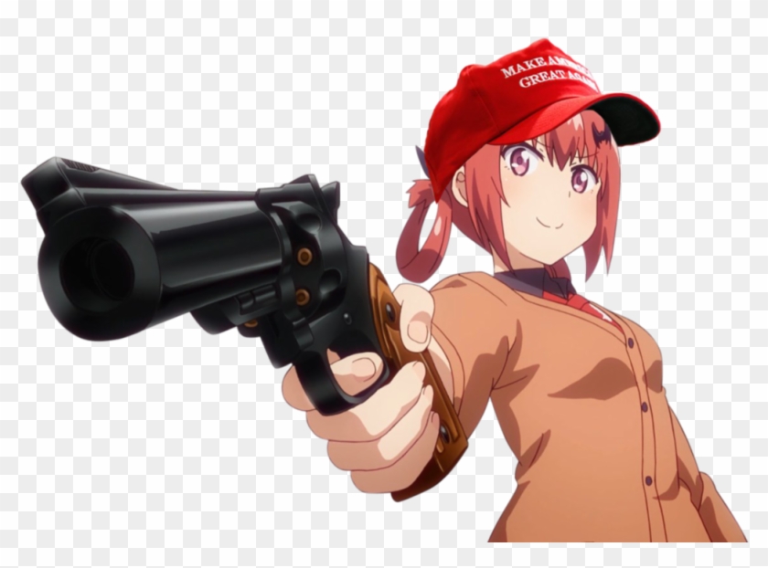 Maga Hat Png - Satania Gabriel Dropout Gun Clipart