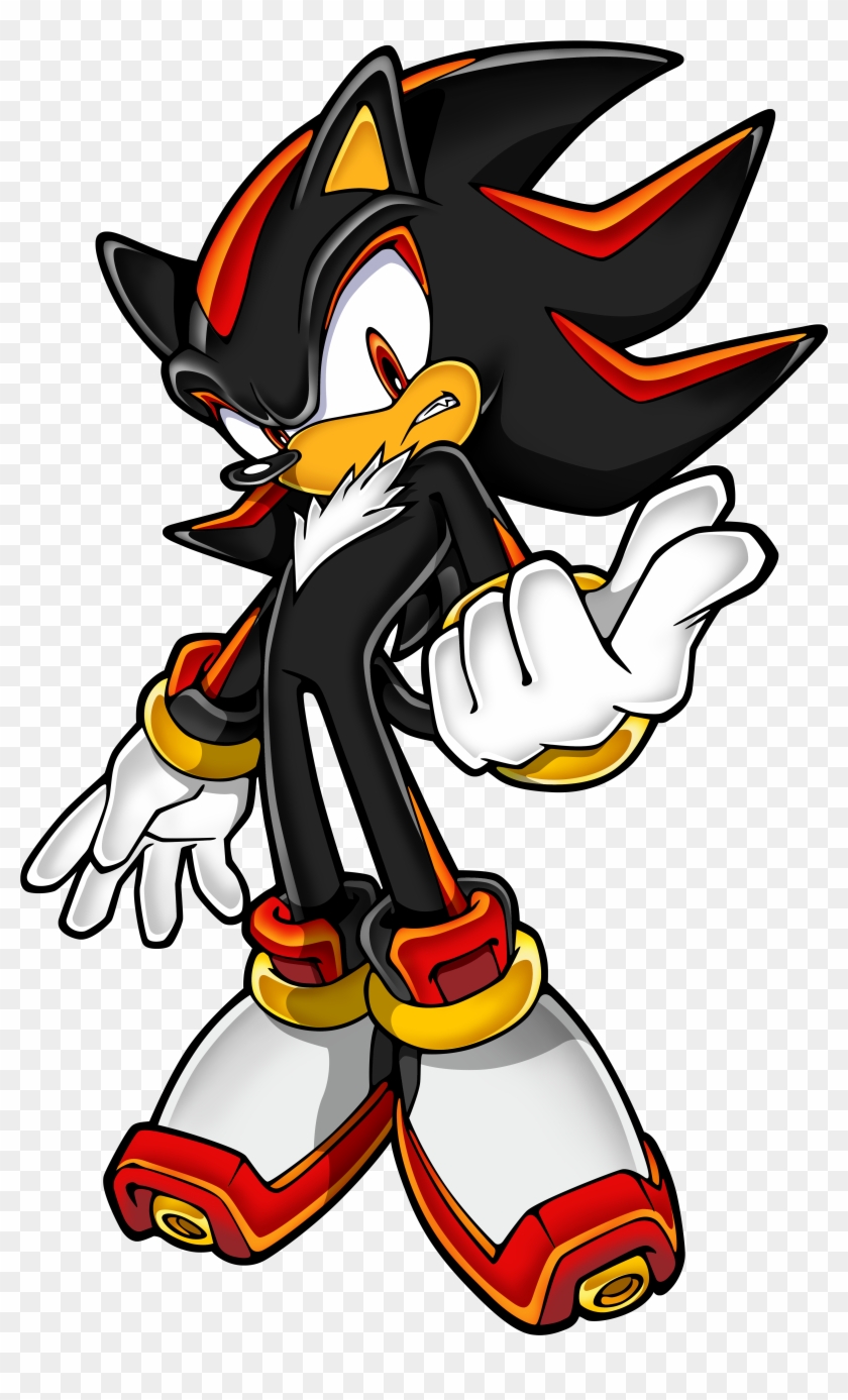 Sonicchannel Shadow - Sonic The Hedgehog Shadow Clipart