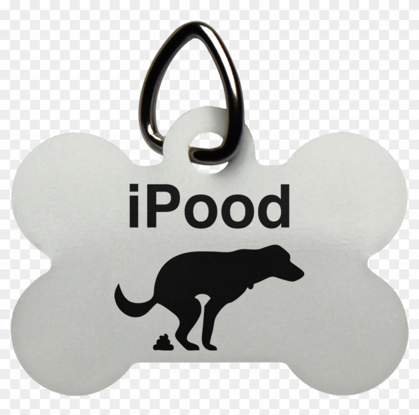 Ipood Dog Bone Pet Tag - Dog Clipart #306956