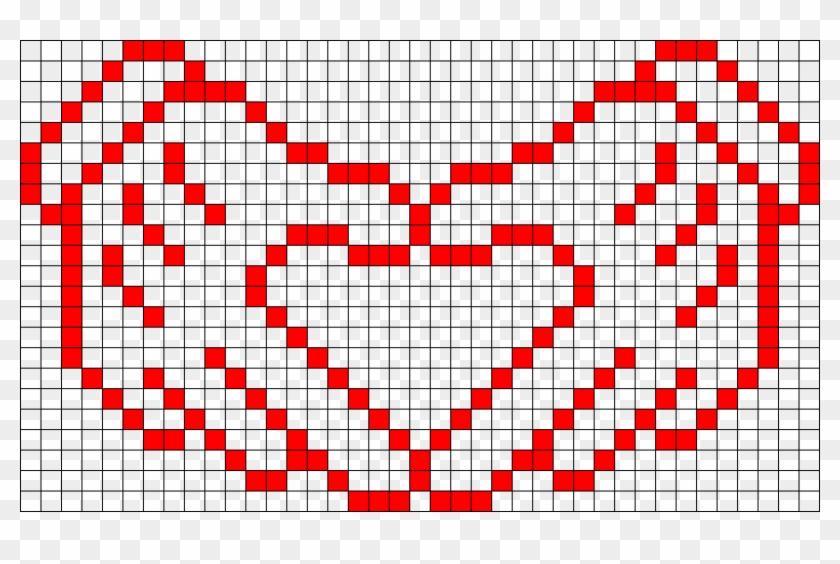 Pixel Heart Heart Hands Perler Bead Pattern Heart Pixel Art Clipart Pikpng