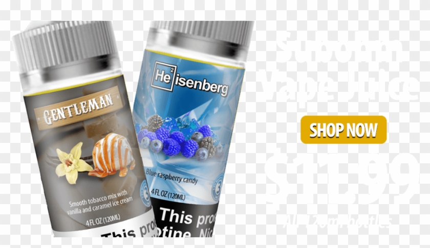 Subohm Vape Juice - Plastic Bottle Clipart