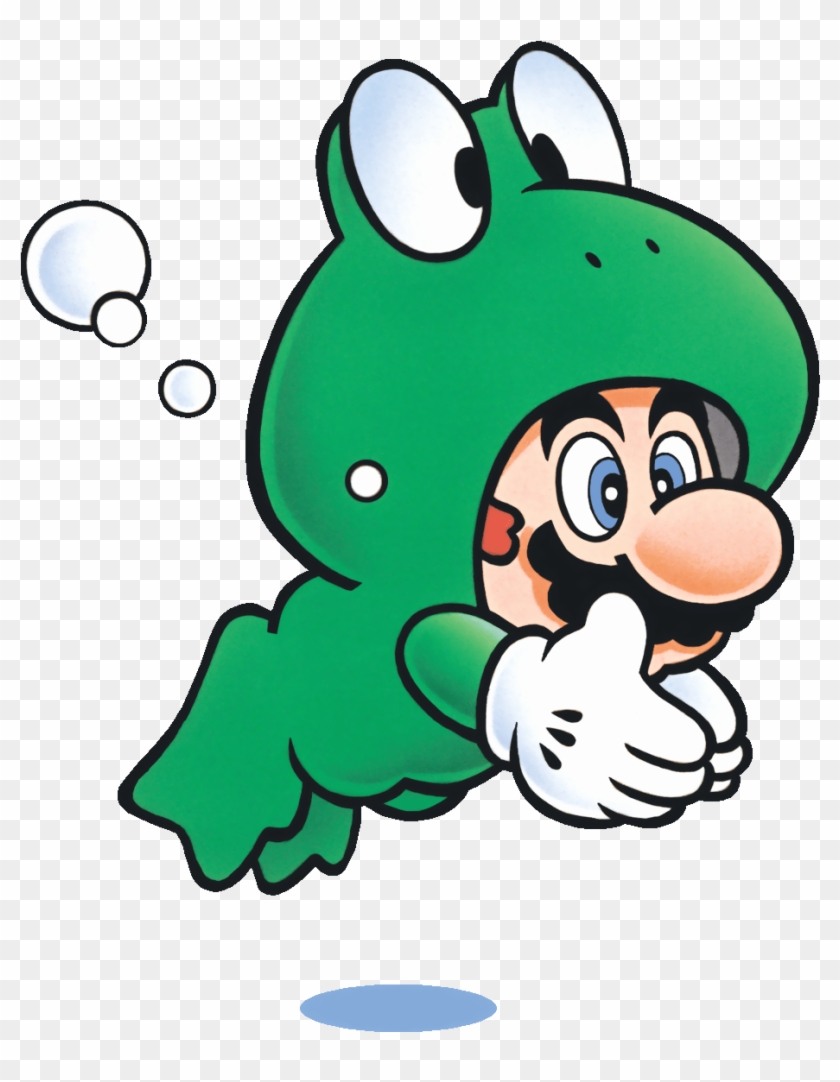 There's No Doubt That Mario Will Be Exploring Some - Frog Mario Clipart #307811