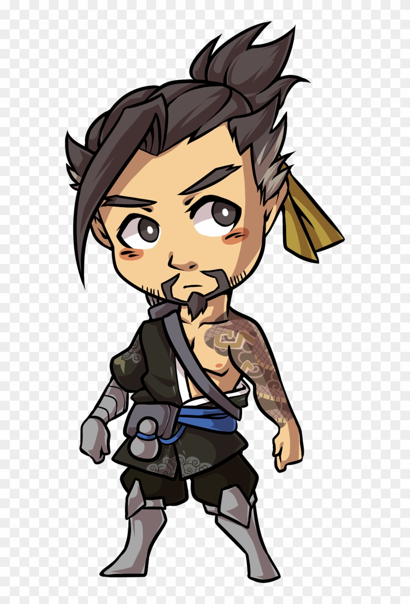 Akioh On Twitter One More To Do - Hanzo Chibi Clipart