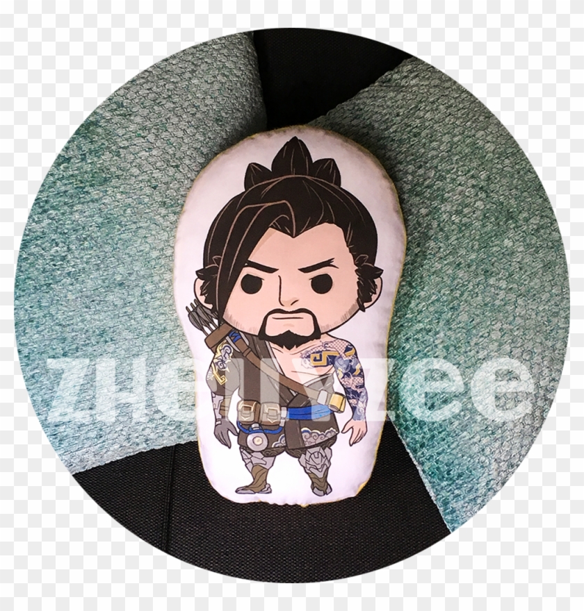 Hanzo Pillow Plush - Cartoon Clipart #308280