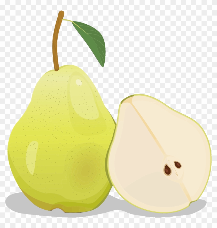 Big Image - Clip Art Of Pear - Png Download