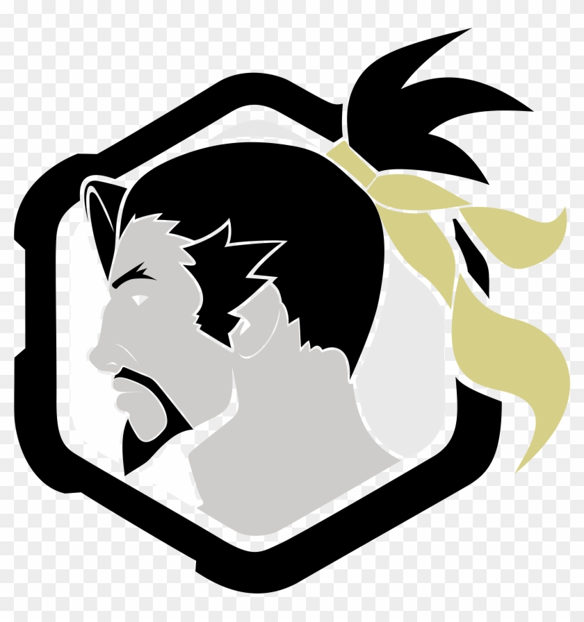Overwatch Hanzo Spray Vector By Kyuubi3000 - Overwatch Logo Hanzo Clipart