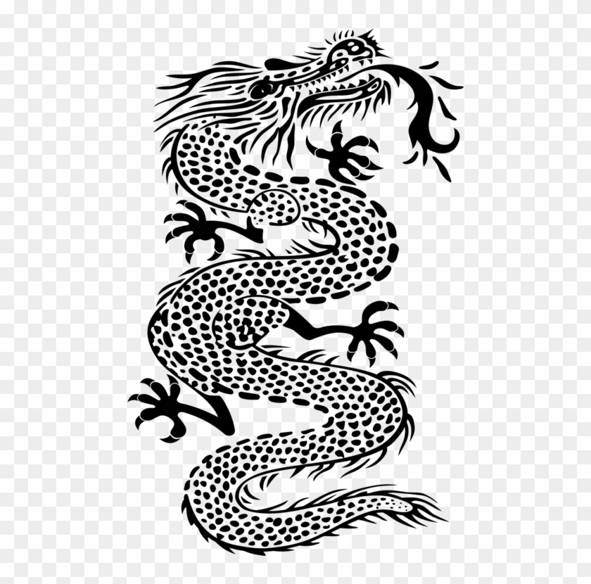 Chinese Dragon China Drawing Le Dragon - China Drawing Clipart #308567