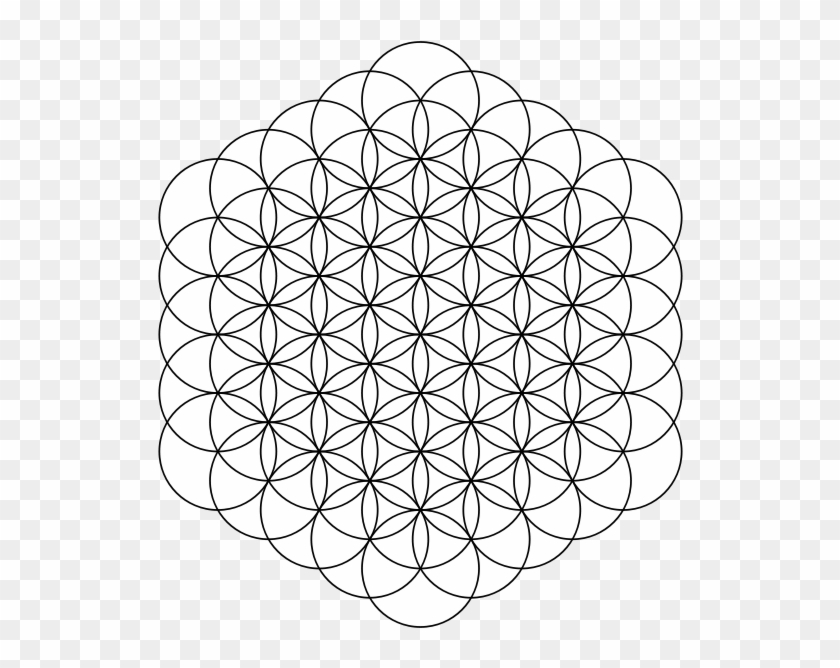 Flower Of Life 61circles - Flower Of Life No Background Clipart