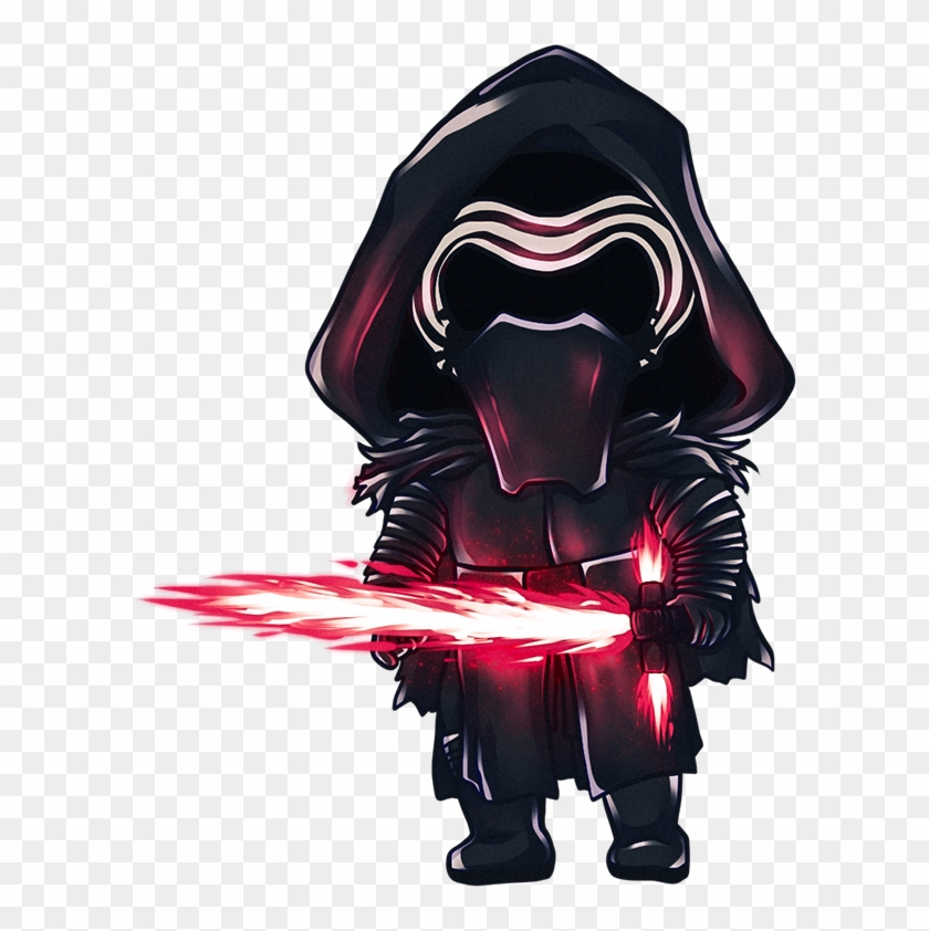Kylo Ren Png - Kylo Ren Chibi Drawn Clipart #308670