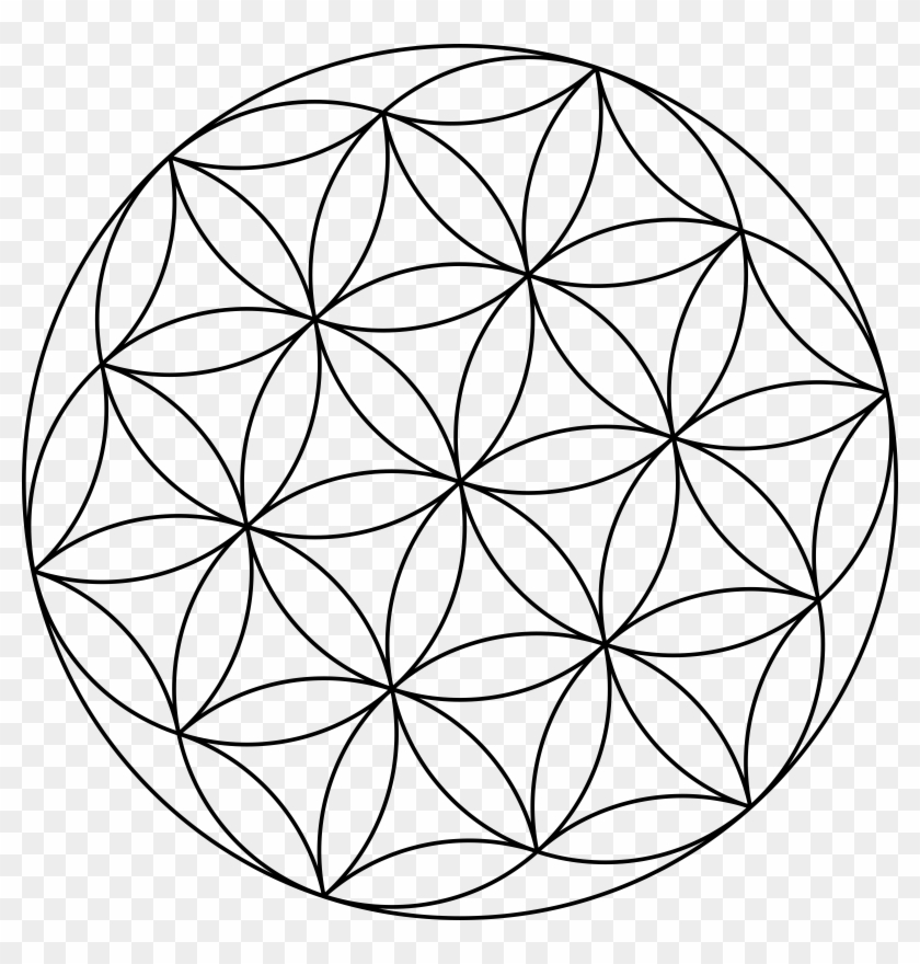 Big Image - Small Flower Of Life Clipart #308711