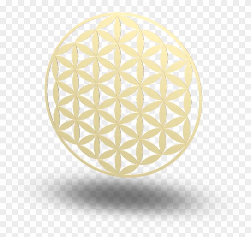 Flower Of Life - Round Geometric Tattoos Clipart #308794
