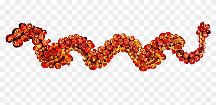 Chinese Dragon Made Of Carved Jack O'lanterns - Long Chinese Dragon Png Clipart #308818