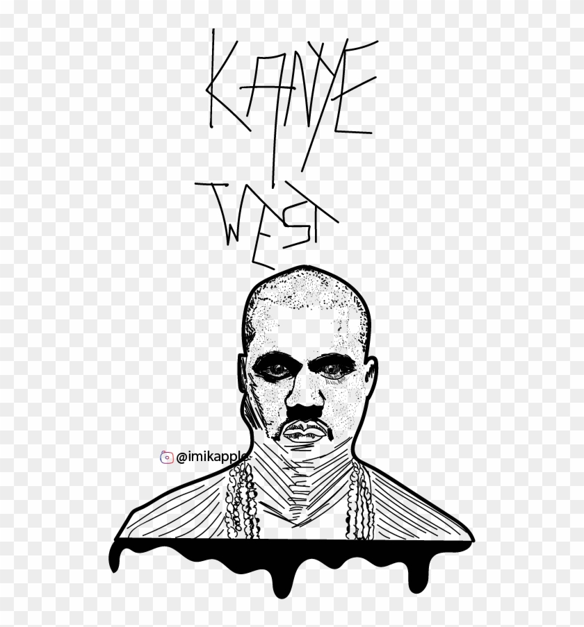 Banner Freeuse Kanye Drawing - Illustration Clipart #308851