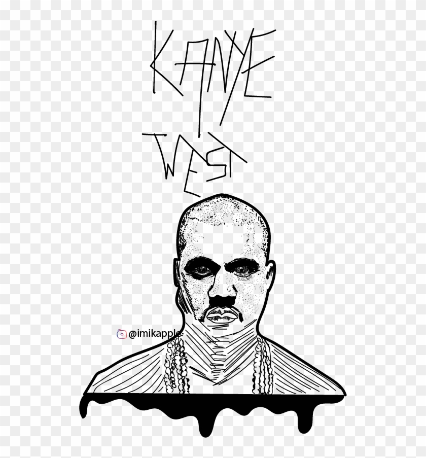 Banner Freeuse Kanye Drawing - Illustration Clipart