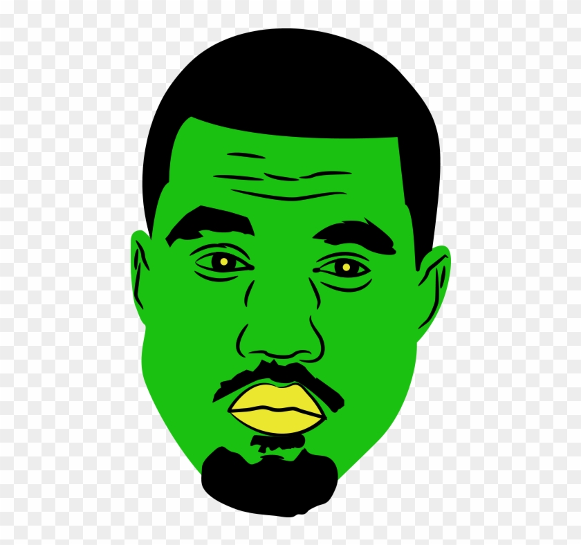 Kanye West Illustration For Hipe Clothing - Illustration Clipart #308893