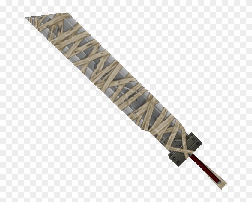 Advent Children Cloud Render Cloudstrife3 Cloudswordkh2 - Cloud Buster Sword Kingdom Hearts Clipart
