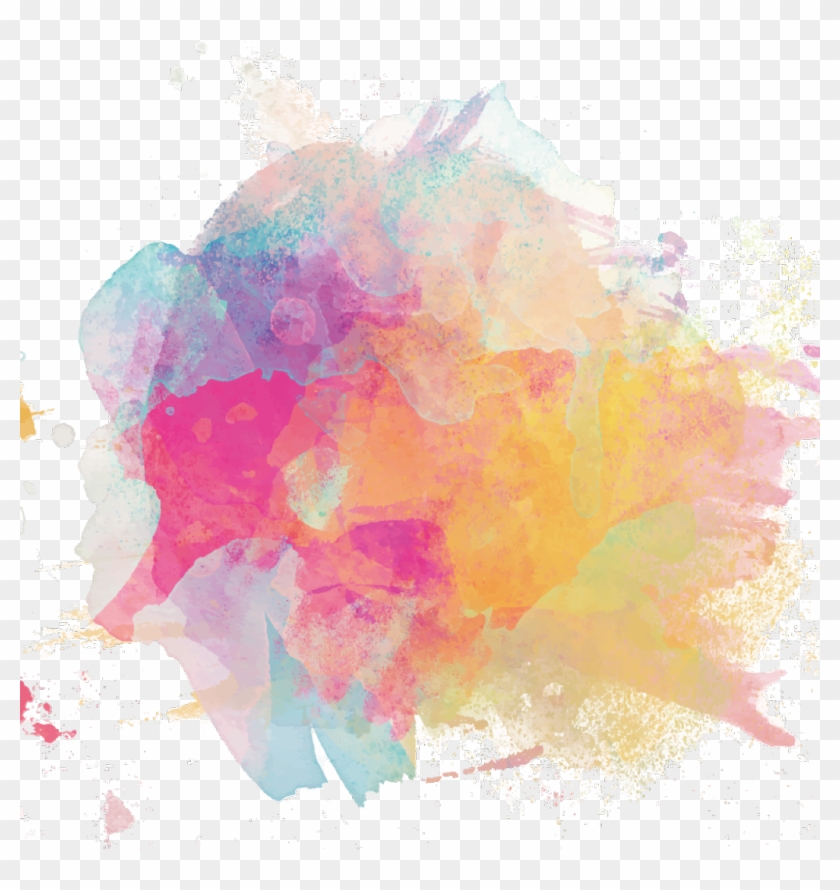 Paint Sticker - Watercolor Painting Ink Png Clipart