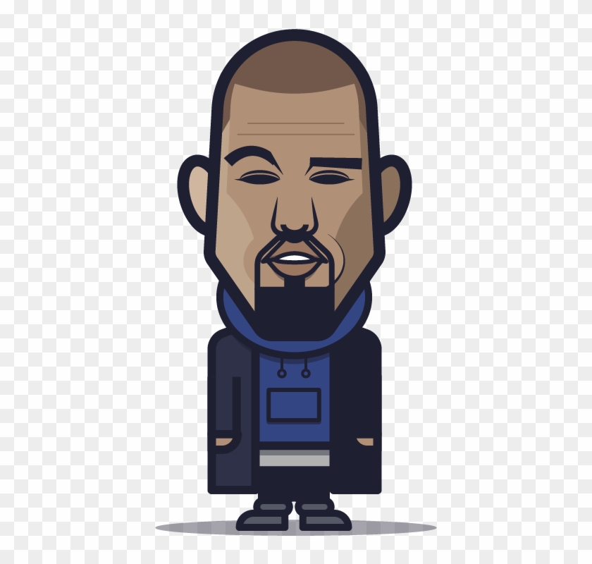 Loogmoji Of Kanye West - Illustration Clipart
