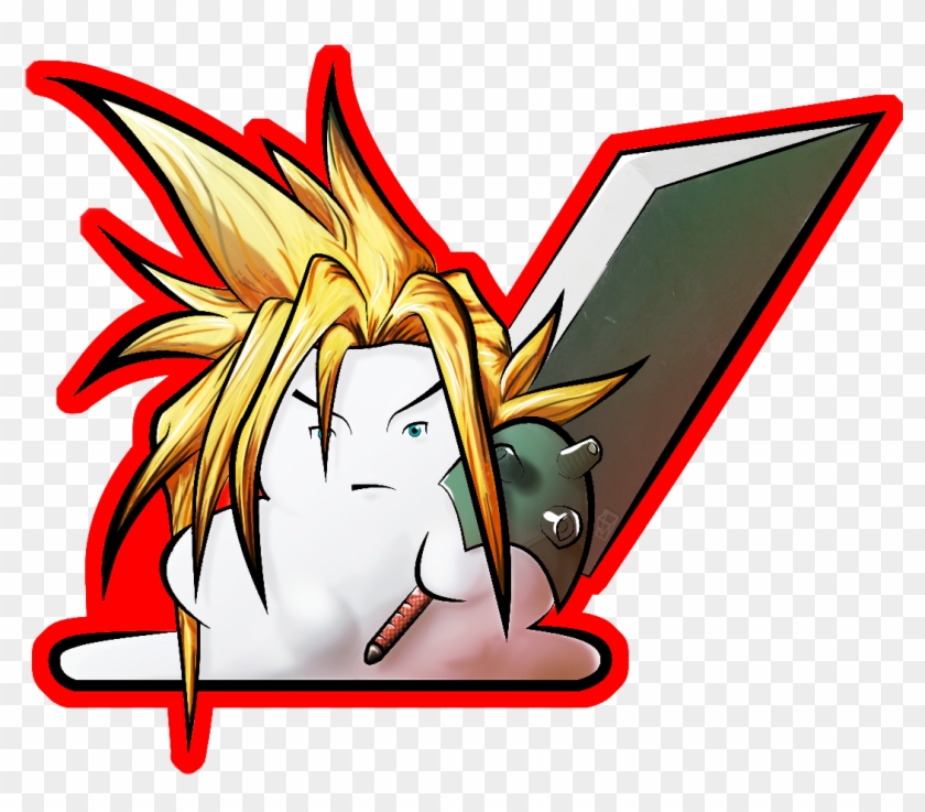 Cloud Strife - Cartoon Clipart