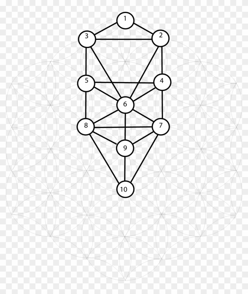 Tree Of Life & Flower Of Life - Circle Clipart