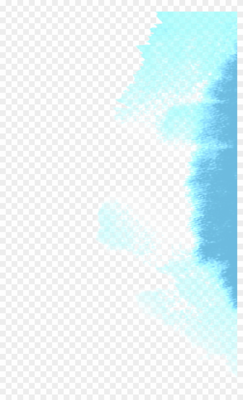 Blue Splash Ink Watercolor Element - Drawing Clipart #309598