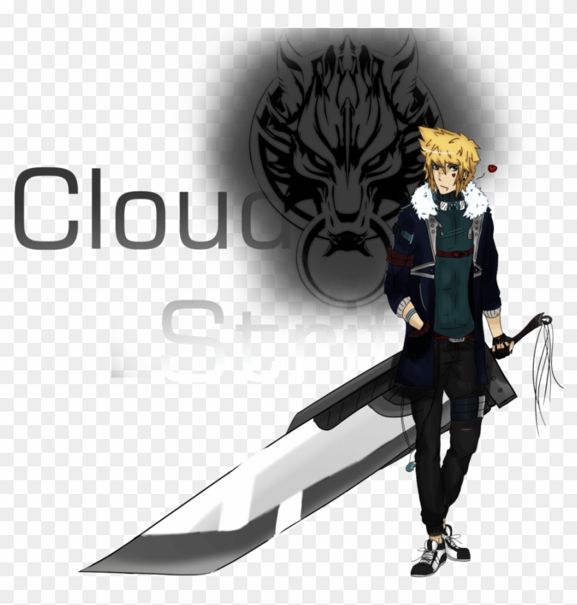 Cloud Strife Anime Wallpaper ✓ Best Hd Wallpaper - Final Fantasy 7 Wolf Clipart