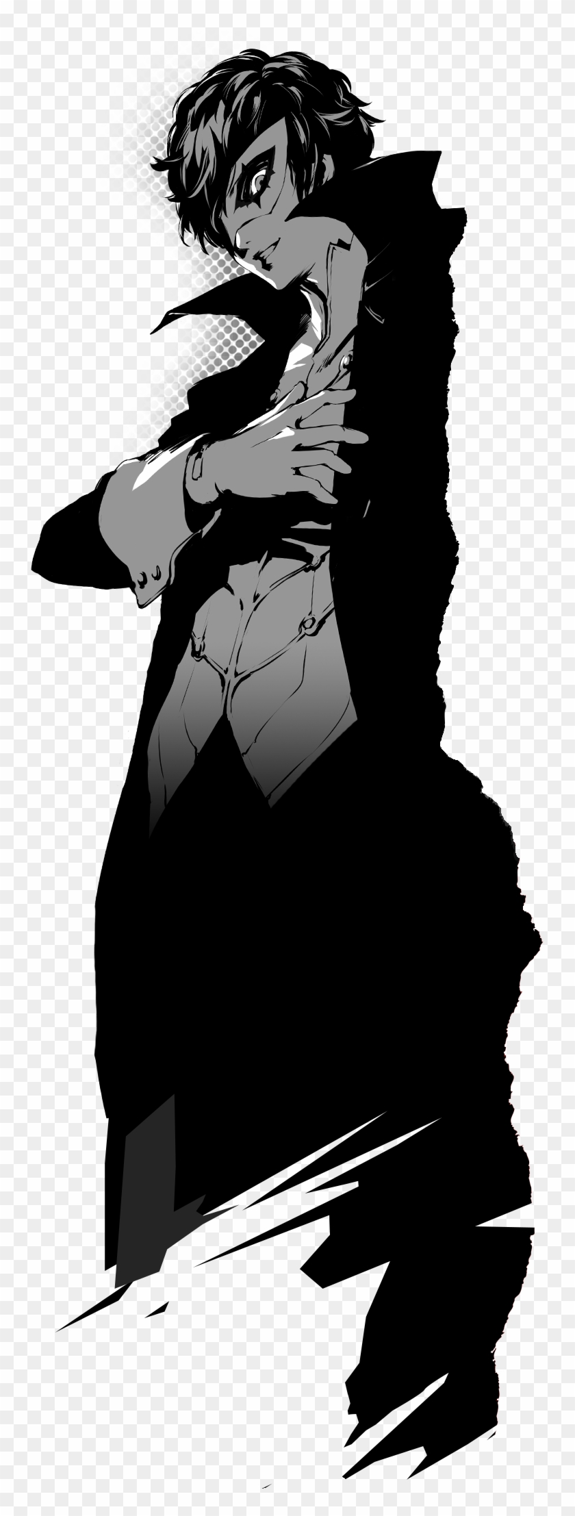 Persona5 7/18 - Akechi Persona 5 Black Mask Clipart #309673