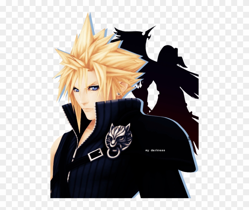 Ice Cream ❤ Kingdom Hearts Games, Kingdom Hearts Ii, - Cloud Strife Kingdom Hearts 2 Clipart #309704