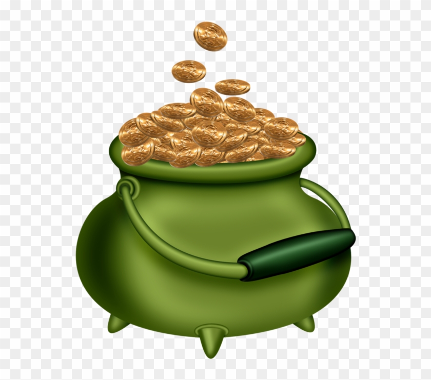 St Patricks Day Clipart, Pot Of Gold, - St Patricks Day Png Transparent Png