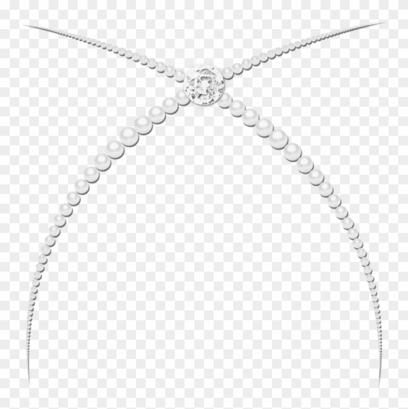 Free Png Download Pearl Decor With Diamond Clipart - Chain Transparent Png #309989