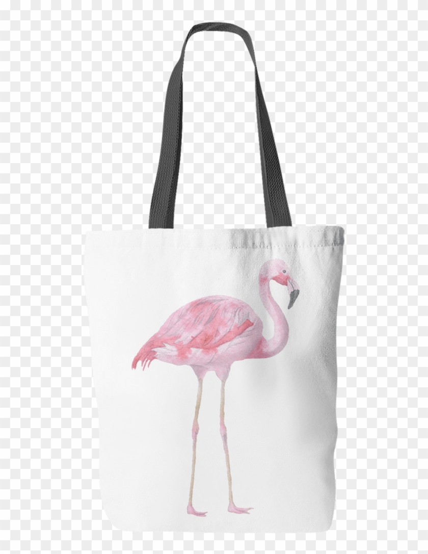 Flamingo Watercolor Tote Bag - Greater Flamingo Clipart #3000331