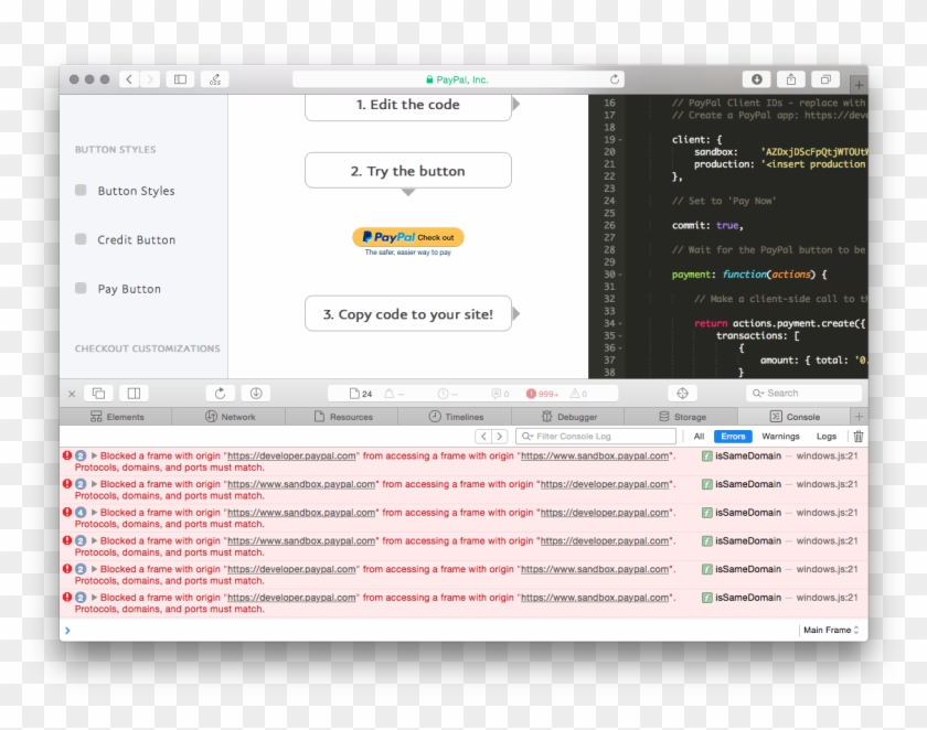 Js Causing Blocked Iframe Error - Computer Program Clipart #3000482