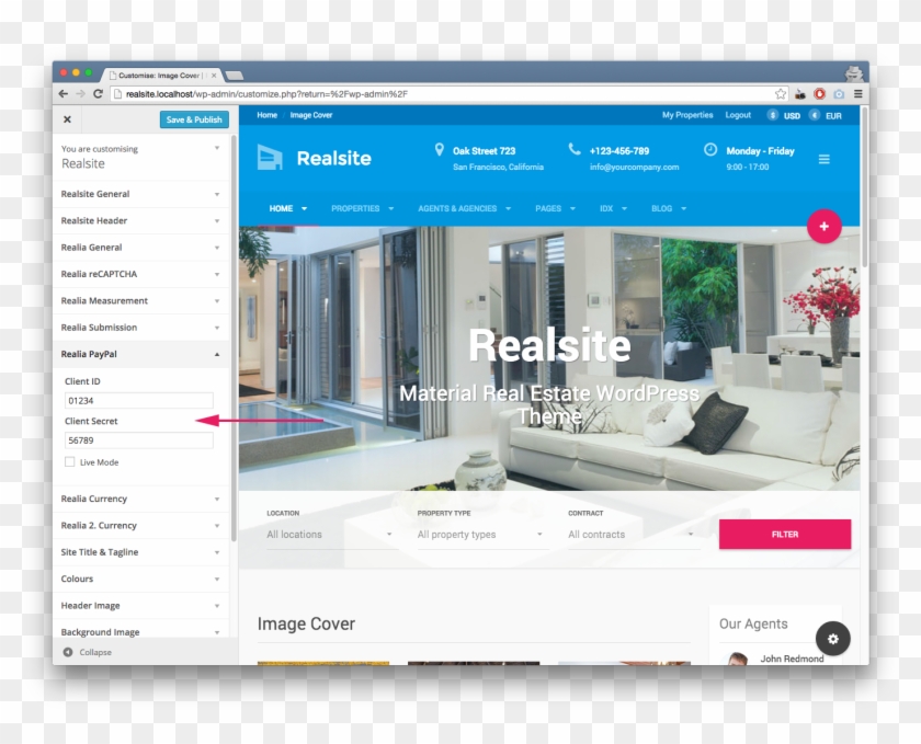 Paypal - Real Estate Wordpress Theme Nulled Clipart #3000551