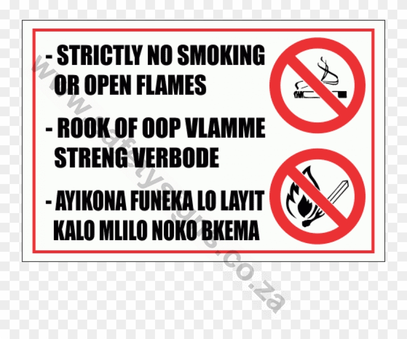 No Smoking Or Flame Sign - Lack Of Planning On Your Clipart