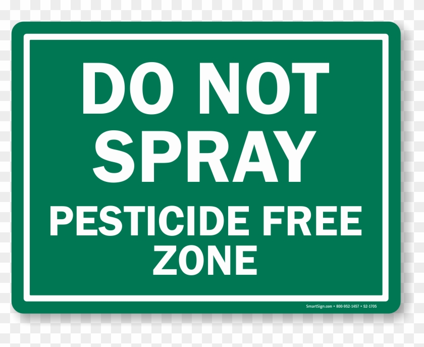 No Spray Sign - No Spray Zone Sign Clipart #3000748