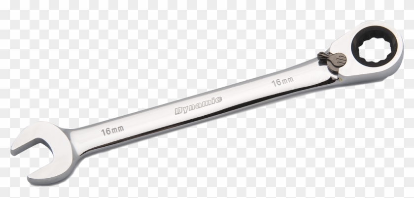 Metric Reversible Combination Ratcheting Wrenches - Ratchet Wrench Png Clipart #3001005