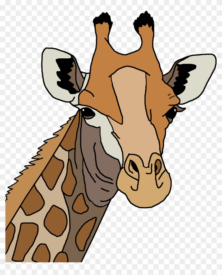 This Free Icons Png Design Of Colored Giraffe - Giraffe Head Vector Free Clipart #3001409