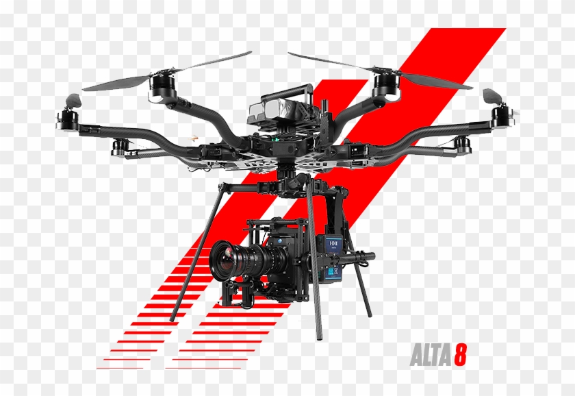 Freefly Alta 8 Drone , Png Download - Arri Alexa Mini On Drone Clipart #3001869