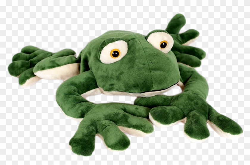 Wishpets 16" Floppy Green Frog Stuffed Plush Toy - Stuffed Frog Clipart #3001994