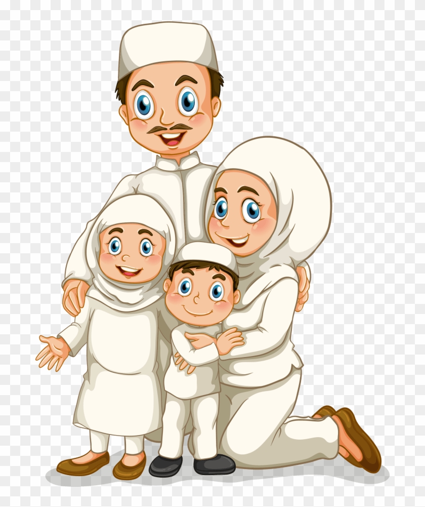 Muslim Mother And Father Clipart