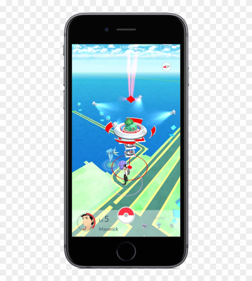 Pokemon Go Stops Transparent Background - Wild Seadra Pokemon Go Clipart