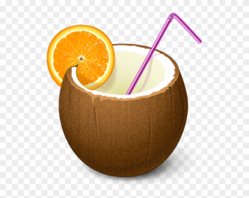 Coconut Png Free Download - Cocktail Icon Clipart #3002168