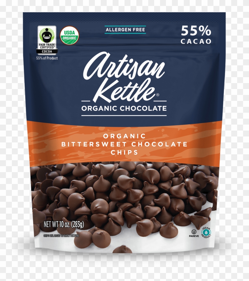 Bs Chocolate Chip Bag - Artisan Kettle Organic Chocolate Clipart