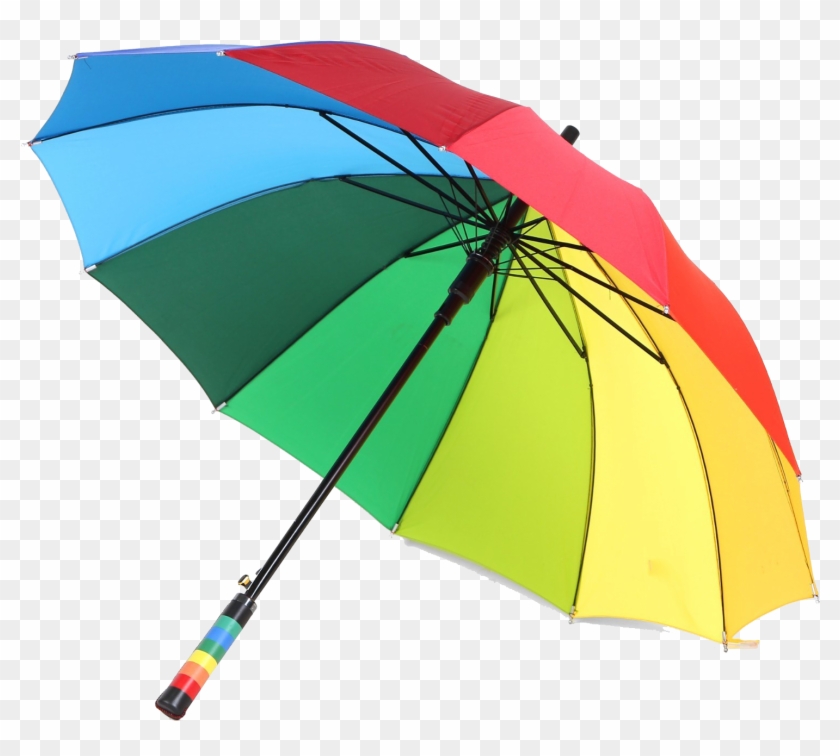 Colorful Umbrella Png Free Download - Umbrella Images To Colour Clipart #3002520