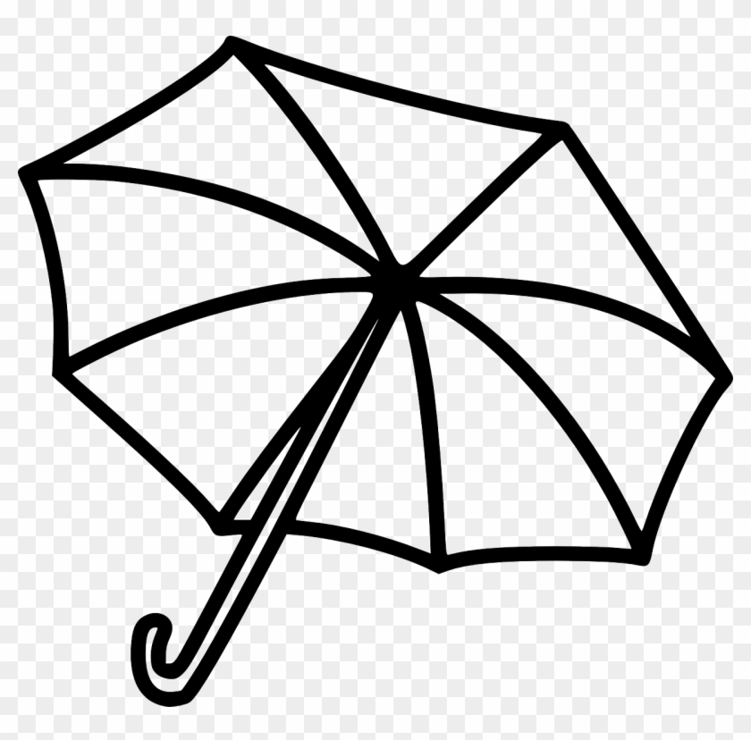 Sunshade Parasol Umbrella Png Image - Umbrellas Clipart Black And White Png Transparent Png #3002713