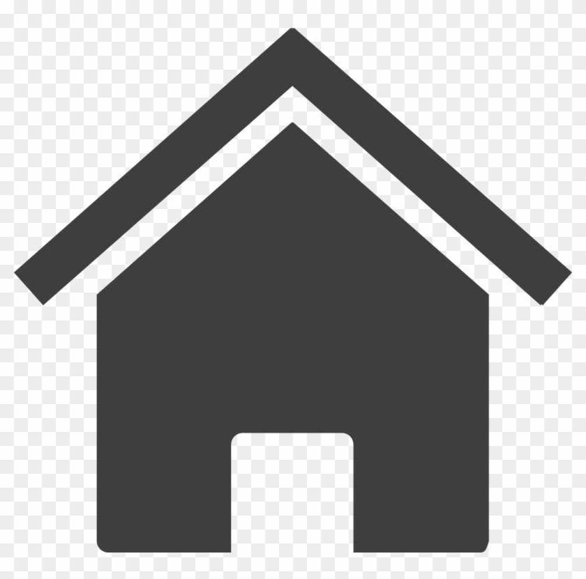 House Home Icon Symbol Sign Png Image - Clipart Silhouette House Transparent Png #3003261